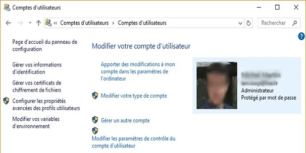 réinitialiser le mode de sécurité par mot de passe de Windows 10